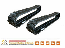 Load image into Gallery viewer, 2 pc Rubber Track 300x52.5x80 made for Daewoo Solar 35 mini excavator