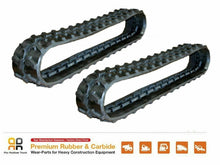 Load image into Gallery viewer, 2 pcs Rubber Track 180x72x37 made for JCB 8010 TD10 MINI EXCAVATOR