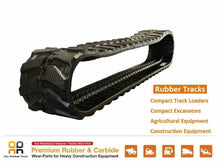 Load image into Gallery viewer, 2  Rubber Track 300x52.5x98 fits  Ditch Witch JT3020 trencher