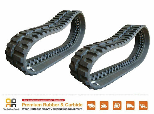 2  of Rubber Track 450x86x55 fits   CASE TV380 Skid Steer