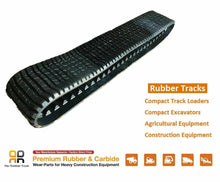 Load image into Gallery viewer, Rubber Track 457x101.6x51C fits TEREX PT80 PT100G PT75 PT110 skid steer