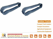 Load image into Gallery viewer, 2  Rubber Track 300x52.5x80 fits Komatsu  27 R 27 Mr-1    excavator