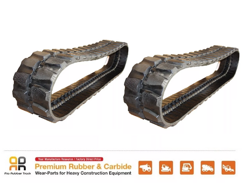 2 pcs Rubber Track 400x72.5x74 IHI 50Z 55J 55J2 55VX IS50UJ TAKEUCHI TB045 TB145