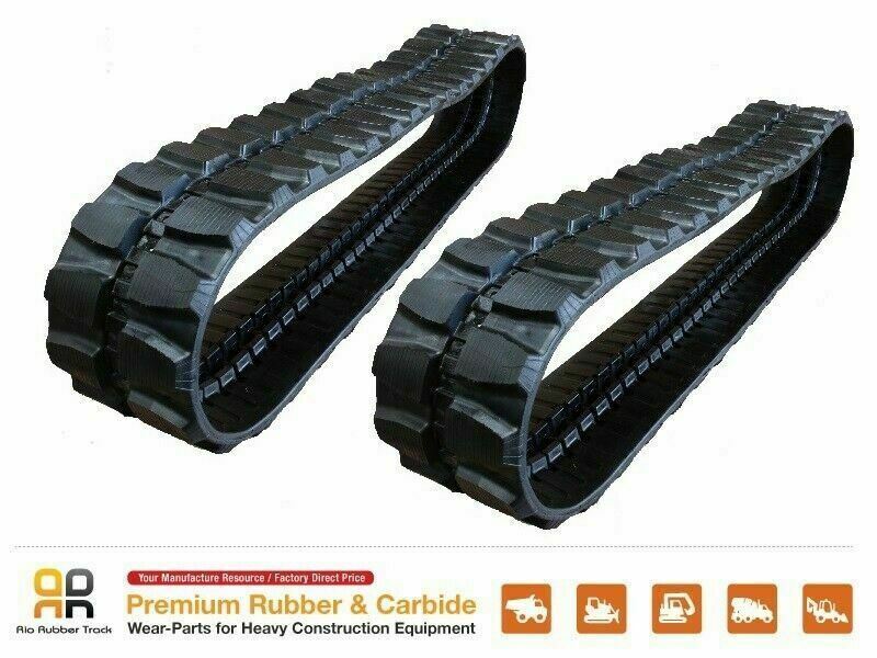 2   Rubber Track 400x72.5x72 fits Airman AX 50-2 45 CGL-2 Excavator