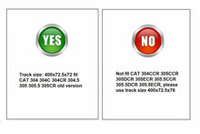 Load image into Gallery viewer, 2   Rubber Track 400x72.5x72 fits  CAT 305 305.5 305CR  Excavator