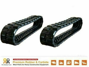 2 piece 16" narrow Rubber Track, 400x86x56 fits  CAT 289D skids steer