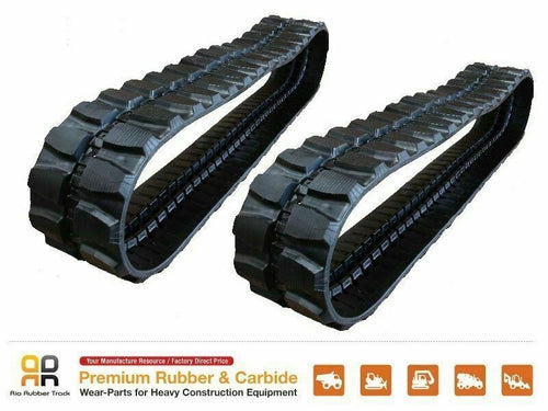 2  Rubber Track 400x72.5x74 fits AIRMAN AX58 58Mu HM45 45-2 45SG-2 HM50 55