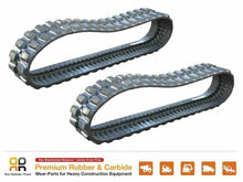 Load image into Gallery viewer, 2pc Rubber Track 300x52.5x82 made for Pel Job EB 306 mini excavator