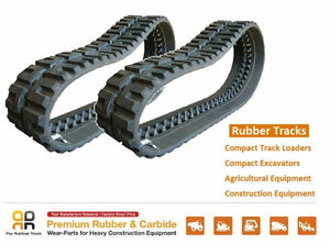 2pc Rubber Track 450x86x56 made for Case 75XT Skids Steer LOEGERING VTS TRACK