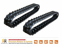 Load image into Gallery viewer, 2pc Rubber Track 230x48x66 made for  Nagano MX16XT mini excavator