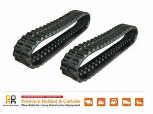 2pc Rubber Track 250x72x45 Macmoter MB135S mini excavator