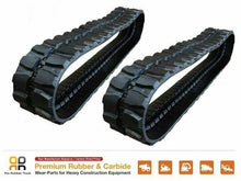 Load image into Gallery viewer, 2pc Rubber Track 400x72.5x74 made for Volvo EC55 ECR58 JCB 805 8052 806 8060