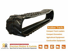 Load image into Gallery viewer, 12&quot; wide Rubber Track 300x52.5x92 made for Schaeff HR 307 Mini Excavator