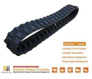 2 pcs Rubber Track 180x72x37 made for Yanmar B07 B08 MINI EXCAVATOR
