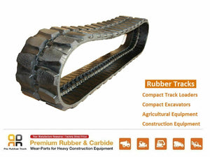 Rubber Track 400x72.5x72 made for Airman AX50u UCGl 55UR 55UR-3 Komatsu Tiga 68