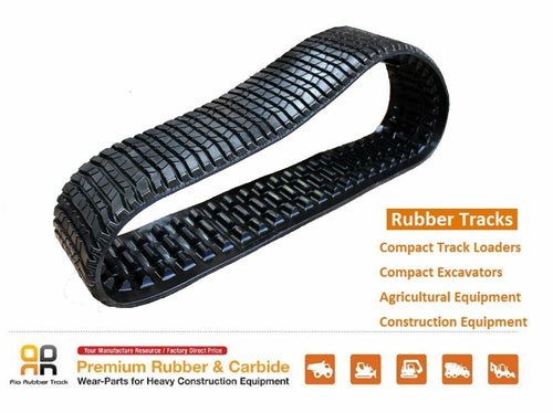 Rubber Track 457x101.6x51C, Terex PT110 Skid Steer 3 row lugs