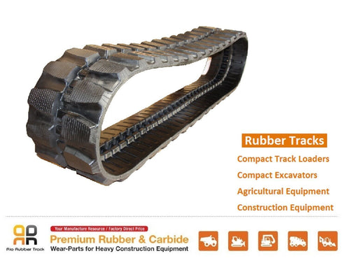 Rubber Track 450x71x86 made for Terex HR32 Mini Excavator