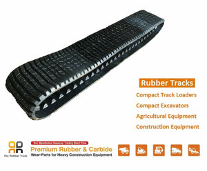 Rubber Track 457x101.6x51C, ASV SR80 Skid Steer 3 row lugs