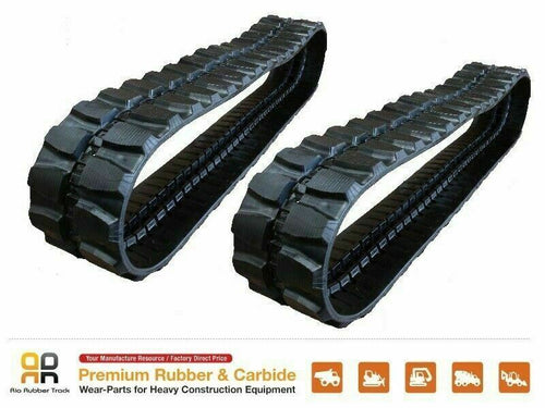 2 pc Rio Rubber Track 400x72.5x72 made for Hitachi EX 50U 50UR-2 Mini Excavator