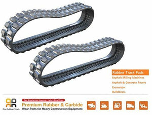 2pc Rubber Track 300x52.5x80 made for Kubota KX71-3 KX91-3 U25 Mini Excavator