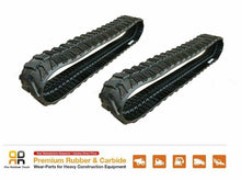 Load image into Gallery viewer, 2 pc Rubber Track 300x52.5x76 Hinowa PT2500G/100 mini excavator