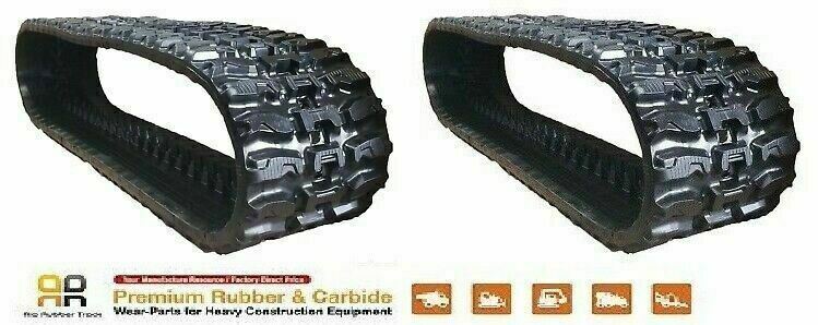 2 pcs Rubber Track Q 450x86x55 made for  NEW HOLLAND C237 C238 Skids steer
