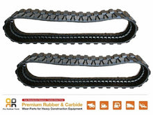 Load image into Gallery viewer, 2pc Rubber Track 450x71x82 made for CAT 307A/B/C CCC CSB SSR CAC E70 Excavator