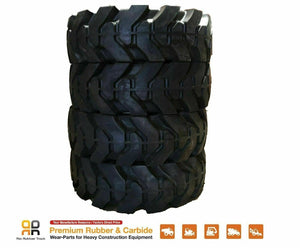 Solid Tires x 4 made for  No Flat 10x16.5 John Deere  Komatsu 31x10-20