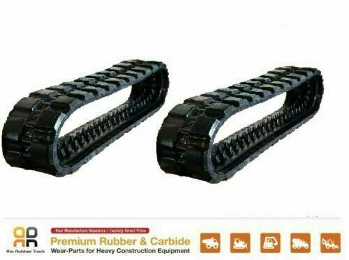 2 pcs Rubber Track 400x86x53 made for BOBCAT T76 T77 skid steer