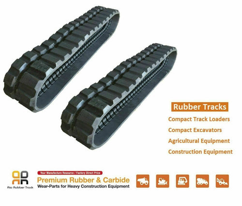 2pc Rubber Track 300x55.5x82  made for Yanmar VIO 30-1 30-2 30V