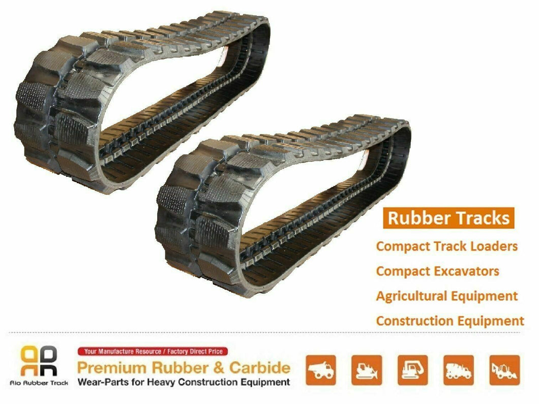 2pc Rubber Track 450x71x82 IHI IS75F excavator