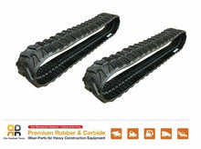 Load image into Gallery viewer, 2pc Rubber Track 300x52.5x80 made for Komatsu PC25R R.8 PC26MR .3 PC27 MR MR2