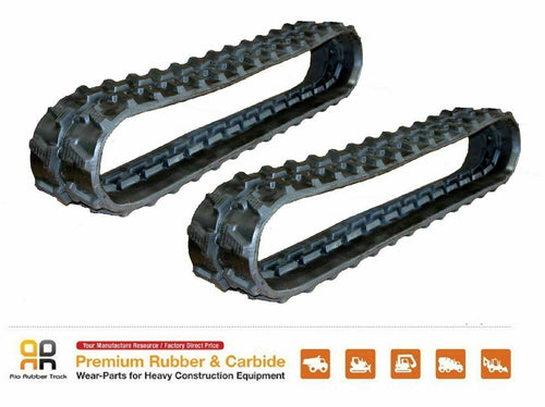 2pc Rubber Track 230x96x33 made for  CAT 301.4C, 301.6 (year 2000-2004) early version, part#234-9639