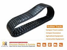 Load image into Gallery viewer, Rubber Track 457x101.6x51C, Terex PT110 Skid Steer 3 row lugs