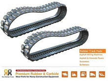 Load image into Gallery viewer, 2pc Rubber Track 300x52.5x78 made for Hitachi EX 29U mini excavator